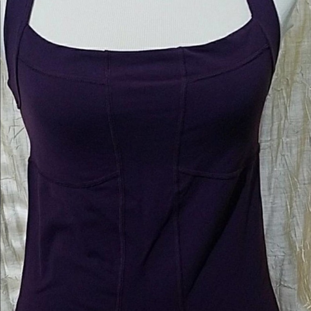 Athleta halter top plum purple size medium Active